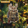 Joycorner Personalized Deer Hunter Backpack Ornament