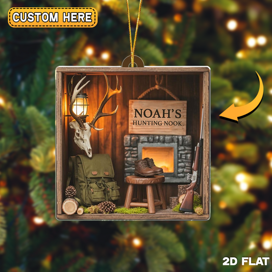 Joycorner Personalized Hunting Nook Ornament