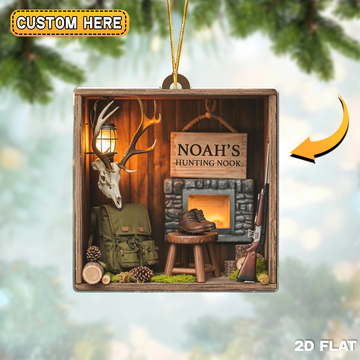 Joycorner Personalized Hunting Nook Ornament