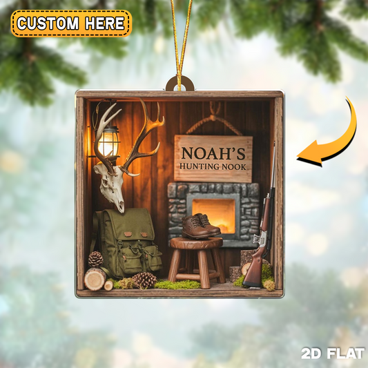 Joycorner Personalized Hunting Nook Ornament