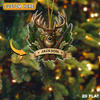 Joycorner Personalized Buck Hunter Crest Ornament