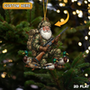 Joycorner Personalized Santa Duck Hunter Ornament