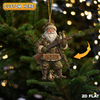 Joycorner Personalized Duck Hunting Santa Ornament