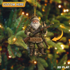 Joycorner Personalized Duck Hunting Santa Ornament