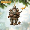 Joycorner Personalized Bird Hunter Santa Ornament