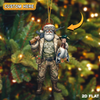 Joycorners Personalized Camo Gear Santa Duck Slayer Ornament