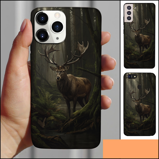 Joycorners Dark Forest Stag Wildlife Phone Case