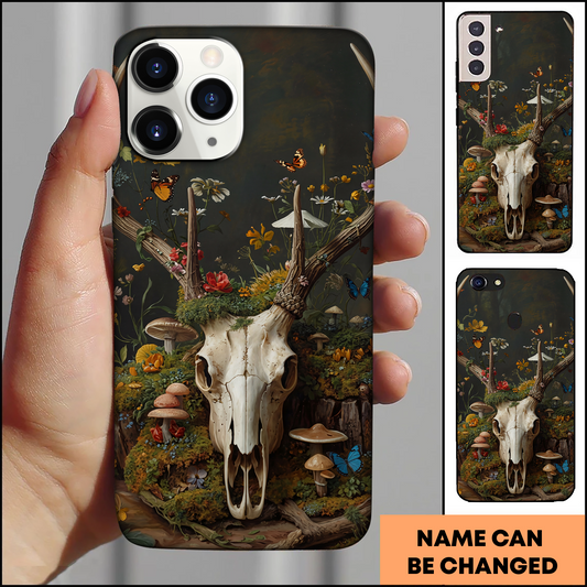 Joycorners Fantasy Forest Deer Skull Phone Case
