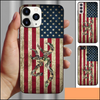 Joycorners American Flag Camo Deer Logo Phone Case