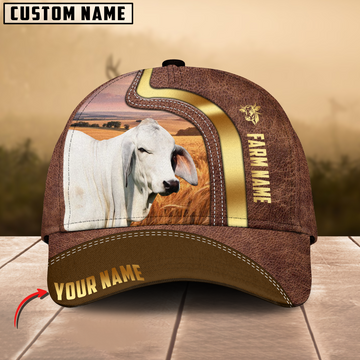 Joycorners Brahman Golden Field Personalized Name 3D Cap