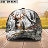 Joycorners Deer Hunting Hat – 3D Buck Antler Forest Camo Design – Custom Personalized Name Hunting Cap