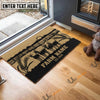 Joycorners Goat Sunshine Field Custom Farm Name Custom Year Coir Doormat