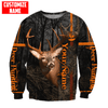 Joycorners Personalized Name Deer Hunting 3D Design All Over Printed