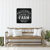 Joycorners Welcome To Our Farm Metal Sign, Farmhouse Wall Decor & Wall Art, Farm Decor for Kitchen, Rustic Farm Decor LM0110