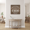 Joycorners Welcome To Our Farm Metal Sign, Farmhouse Wall Decor & Wall Art, Farm Decor for Kitchen, Rustic Farm Decor LM0110