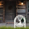 Joycorners Deer Outdoor Metal Stake - Charming Custom Yard Art - Rustic Garden Sign - Buck Lawn Decor - Unique Personalized Gifts - Father's Day Gift LM0110