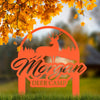 Joycorners Custom Deer Camp Laser Cut Metal Yard Stake-Custom-Personalized Deer Yard Sign - Deer-Hunting Cabin-Business LM0110