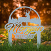 Joycorners Custom Deer Camp Laser Cut Metal Yard Stake-Custom-Personalized Deer Yard Sign - Deer-Hunting Cabin-Business LM0110