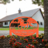 Joycorners Unique Horse Ranch Metal Yard Art - Customized Garden Stake - Metal Farmhouse Decor - Country Western Horse Art - Charming Farm Name Sign LM0110