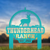 Joycorners Personalized Deer Lodge Yard Stake - Deer Cabin-Club-Organization-Business Yard Stake- Deer Hunter Club-Lodge LM0110