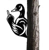 Maxcorners Funny Duck Hunting Metal Sign WITH LED/WITHOUT LED - Humorous Yard Art, Prank Outdoor Decor for Hunters & Wildlife Enthusiasts MT0110