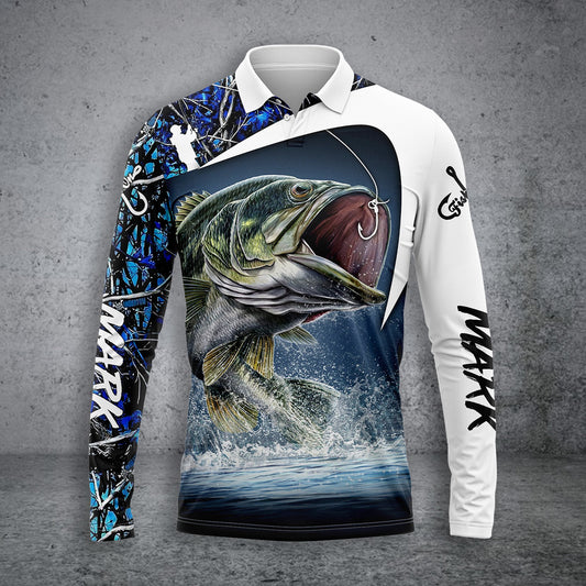 Joycorners Largemouth Bass Fishing Customize Name 3D Shirts