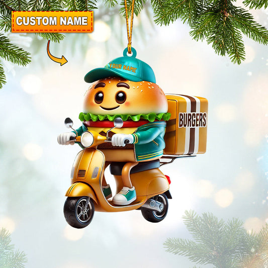 Joycorners Shipper Home Decor Christmas Ornament, Personalized Ornament 2D Flat LM2211