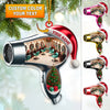 Joycorners Custom Name Hairdresser Ornament, Hair Salon Christmas Decoration39 2D Flat LM2111