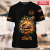 Joycorners Personalized Chef Shirts - Dynamic Cooking Scene Design for Culinary Artists MT2509