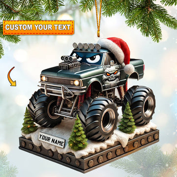 Joycorners Off-road Vehicle Home Decor Christmas Ornament, Personalized Ornament 2D Flat LM2211