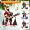 Joycorners Custom Name Carpenter Ornament, Christmas Gift Ornament 2D Flat LM2111