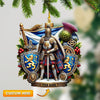 Joycorners Scotland Lover Christmas Ornament, Personalized Ornament 2D Flat LM2211