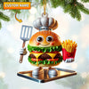 Joycorners Fast Food Home Decor Christmas Ornament, Personalized Ornament 2D Flat LM2211