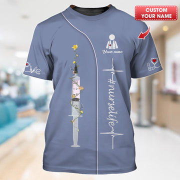 Joycorners Personalized Nurse Shirt - Dedication in Every Stitch MT2509
