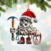 Joycorners Climbing Home Decor Christmas Ornament, Personalized Ornament 2D Flat LM2211