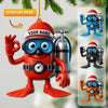 Joycorners Diving Home Decor, Christmas Ornament, Personalized Ornament 4 2D Flat LM2111