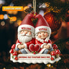 Joycorners Growing Old Together Christmas, Home Decor, Christmas Ornament 2D Flat LM2111