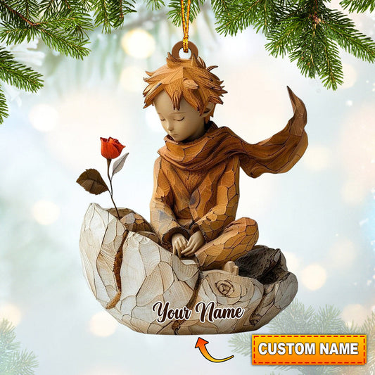Joycorners Little Prince Home Decor Christmas Ornament, Personalized Ornament 2D Flat LM2211