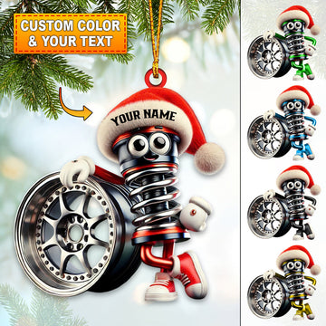 Joycorners Custom Name Auto Repairman Ornament, Christmas Gift Ornament 2D Flat LM2111
