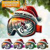 Joycorners Custom Name Winter Snow Ornament, Christmas Gift Decoration 2D Flat LM2111