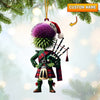 Joycorners Prickly Hair Christmas Ornament, Personalized Ornament 2D Flat LM2211