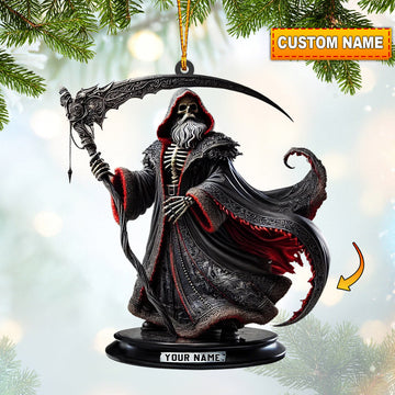 Joycorners Death Christmas Home Decor Christmas Ornament, Personalized Ornament 2D Flat LM2211