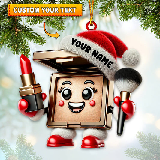Joycorners Make Up Home Decor Christmas Ornament, Personalized Ornament 2D Flat LM2211