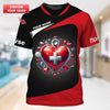 Joycorners Personalized Nurse Shirt - Heart of Healing MT2509