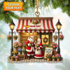Joycorners Custom Name Flower Shop Ornament, Flower Shop Christmas Decoration 2D Flat LM2111