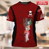 Joycorners Personalized Chef Shirt, 'Cook to Live, Live to Cook' Motto with Herb and Spice Accents MT2509