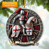 Joycorners Custom Name England Ornament, Christmas Gift for England Lover2 2D Flat LM2211