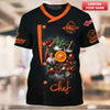 Joycorners Personalized Chef Shirt - Vibrant Citrus and Spice Design for Passionate Cooks MT2509
