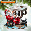 Joycorners Santa The Repairman Home Decor Christmas Ornament, Personalized Ornament 2D Flat LM2211