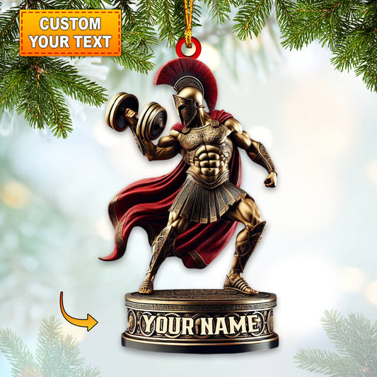 Joycorners Roman Soldier Christmas Home Decor Christmas Ornament, Personalized Ornament 2D Flat LM2211